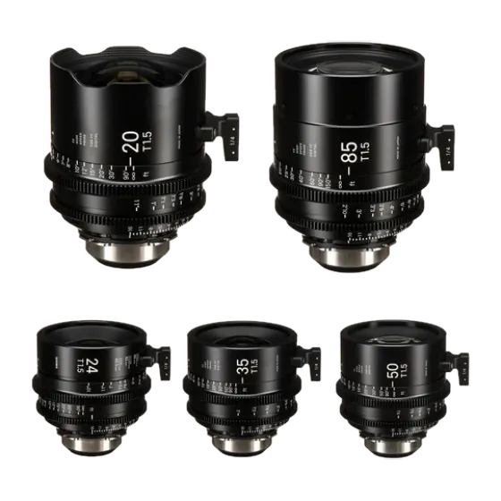 Kit objectifs Sigma PL Cine High Speed FF