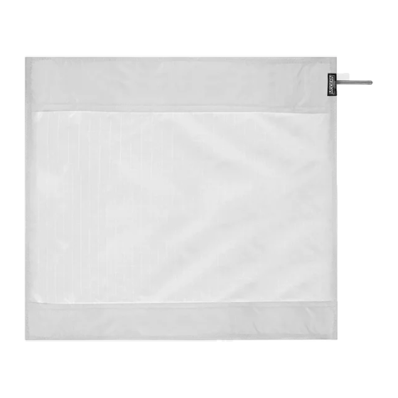 Fabric 4' x 4' Wag Flag 1/4 Silent Grid