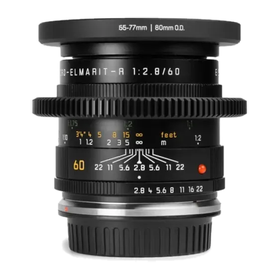 Objectif Leica Elmarit-R 60mm f/2.8 EF