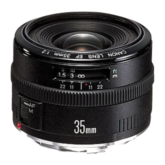 Objectif Canon EF 35mm f/2.0