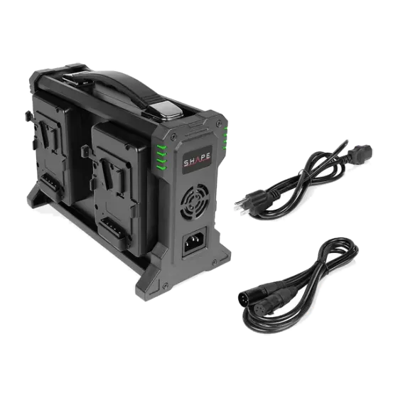 Chargeur V-Mount 4X Shape WLB 14.8V