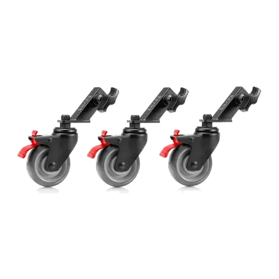 Wheels Shape (X3) for tripod réflo (1''x 1'')