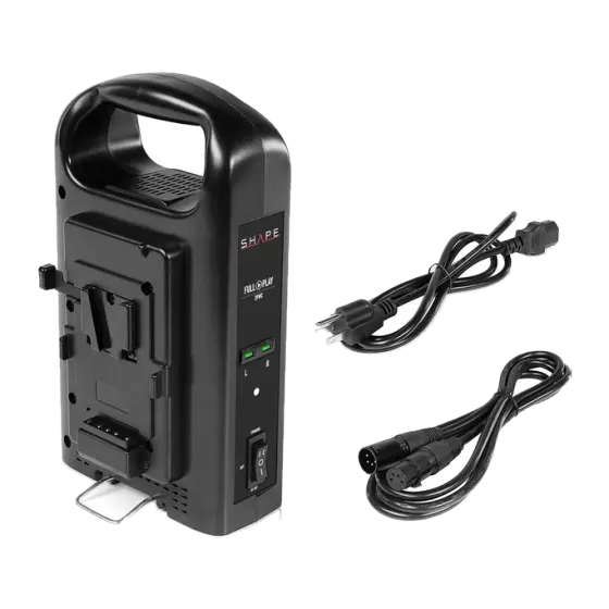 Chargeur V-Mount double Shape Full Play 2PWC