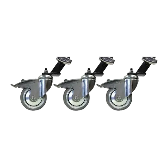 Wheels (X3) for tripod réflo (1''x1'')