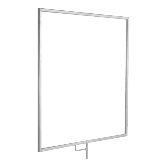 Frame aluminum 3' x 3'