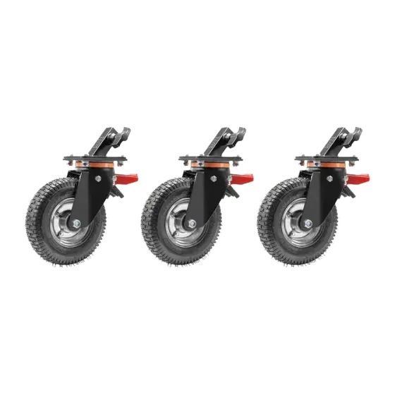 Wheels pneumatiques Shape Big Wheels (X3) for tripod réflo (1''x1'')
