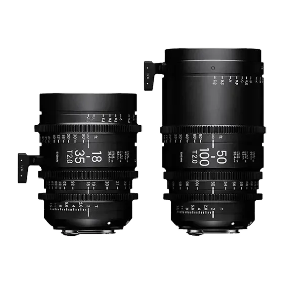 Kit objectifs Sigma EF Cine Zoom High Speed S35