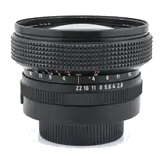 Objectif Zeiss Jena Cinemod 20mm f/2.8 EF Ø80mm
