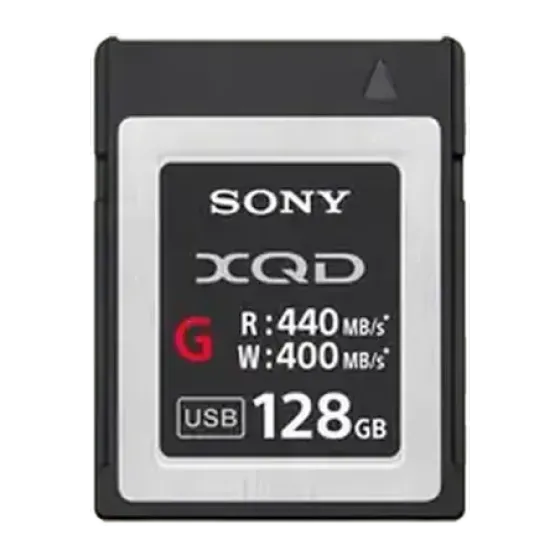 Carte Lexar/Sony XQD 120-128GB 400MB/s