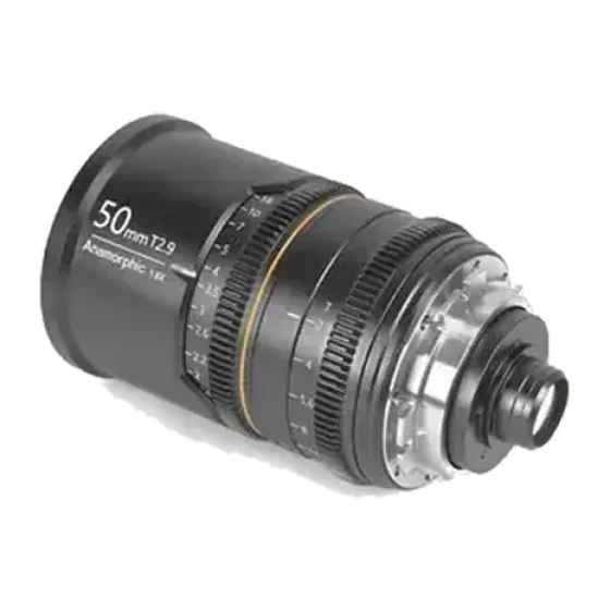 Objectif Great Joy EF 50mm T/2.9 anamorphique 1.8x Full Frame Ø82mm
