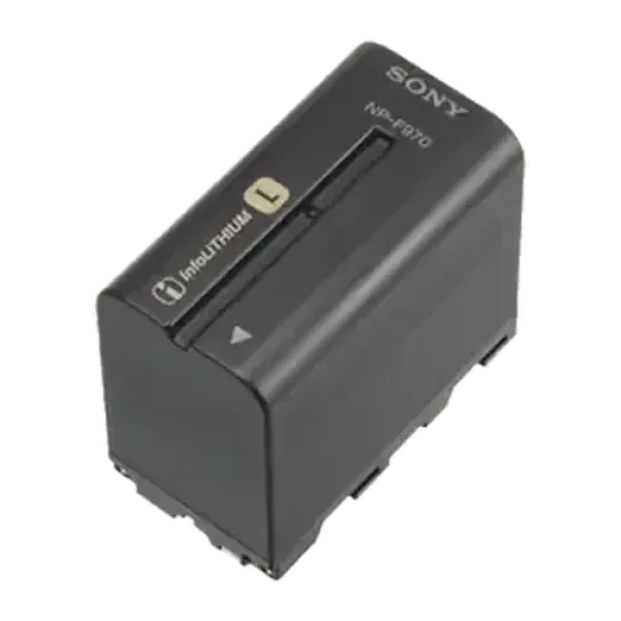 Batterie Sony NP-F970 pour FS700