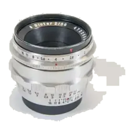 Objectif Zeiss Jena Biotar Cinemod 58mm f/2.0 EF Ø80mm