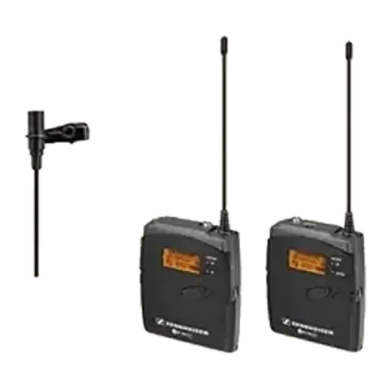 Ensemble Sennheiser G3 Lavalier sans fil