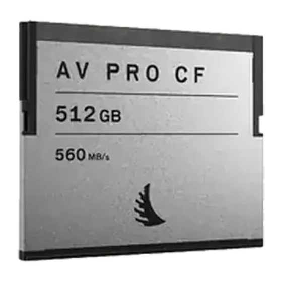 Carte Angelbird CFast 2.0 512GB 560MB/s