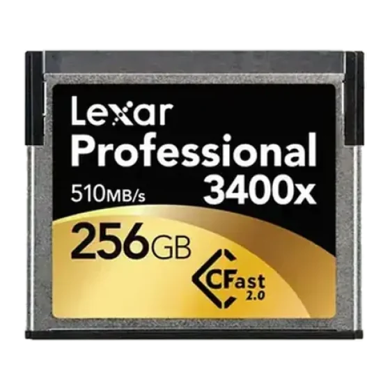 Carte Lexar/Sony CFast 2.0 256GB 510MB/s