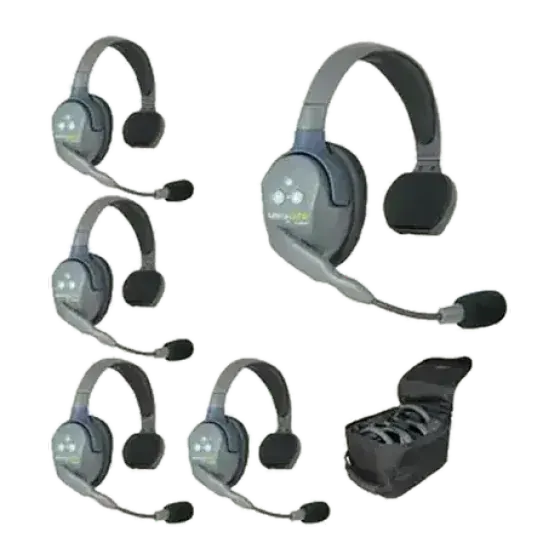 Kit (5x) Casques microphones Eartec Ultralite HD