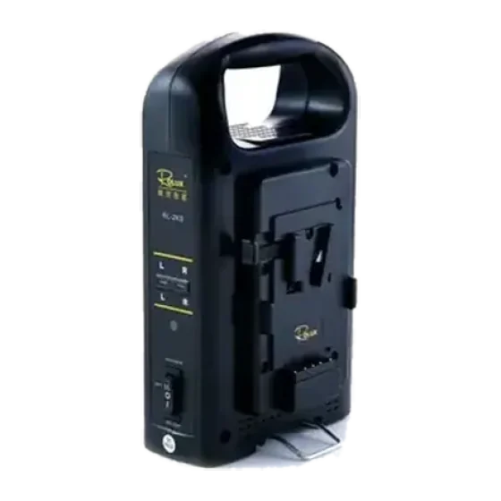 Chargeur V-Mount Rolux RL-2KS double