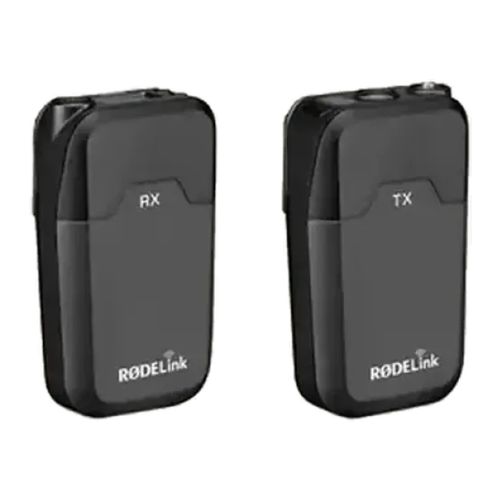 Kit micro-cravate RodeLink Wireless Filmaker Audio System