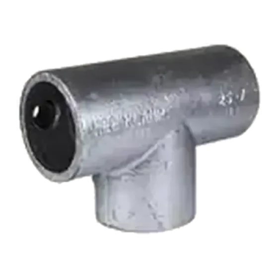 Kee Klamp - Three Socket Tee Long (2'' pipe) (A4-8)
